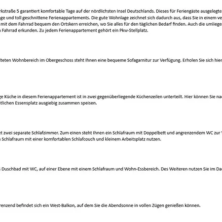 Feldmarkstrasse 5, App 10 *